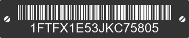 2018 FORD F-150 1FTFX1E53JKC75805 VIN decoded