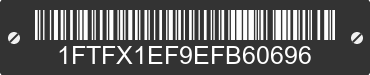 2014 FORD F-150 1FTFX1EF9EFB60696 VIN decoded