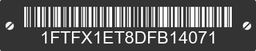 2013 FORD F-150 1FTFX1ET8DFB14071 VIN decoded