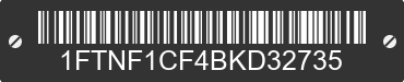 2011 FORD F-150 1FTNF1CF4BKD32735 VIN decoded