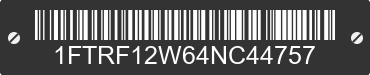 2004 FORD F-150 1FTRF12W64NC44757 VIN decoded