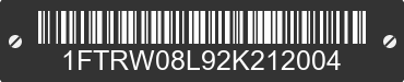 2002 FORD F-150 1FTRW08L92K212004 VIN decoded