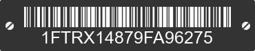 2009 FORD F-150 1FTRX14879FA96275 VIN decoded
