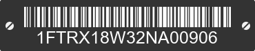2002 FORD F-150 1FTRX18W32NA00906 VIN decoded