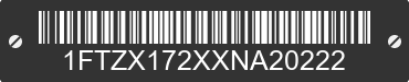 1999 FORD F-150 1FTZX172XXNA20222 VIN decoded