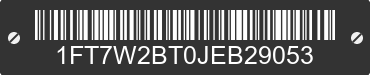 2018 FORD F-250 1FT7W2BT0JEB29053 VIN decoded