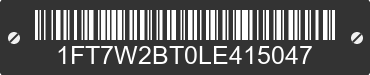 2020 FORD F-250 1FT7W2BT0LE415047 VIN decoded