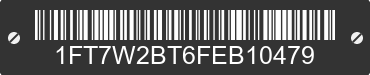 2015 FORD F-250 1FT7W2BT6FEB10479 VIN decoded