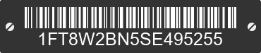 2025 FORD F-250 1FT8W2BN5SE495255 VIN decoded