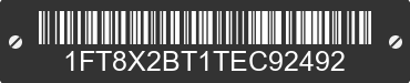 2026 FORD F-250 1FT8X2BT1TEC92492 VIN decoded