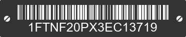 2003 FORD F-250 1FTNF20PX3EC13719 VIN decoded