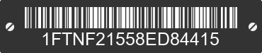 2008 FORD F-250 1FTNF21558ED84415 VIN decoded