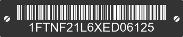 1999 FORD F-250 1FTNF21L6XED06125 VIN decoded