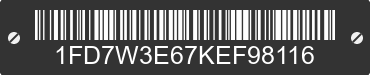 2019 FORD F-350 1FD7W3E67KEF98116 VIN decoded