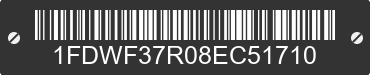 2008 FORD F-350 1FDWF37R08EC51710 VIN decoded
