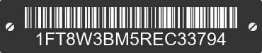 2024 FORD F-350 1FT8W3BM5REC33794 VIN decoded