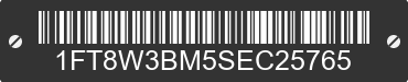 2025 FORD F-350 1FT8W3BM5SEC25765 VIN decoded