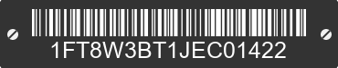 2018 FORD F-350 1FT8W3BT1JEC01422 VIN decoded