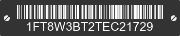 2026 FORD F-350 1FT8W3BT2TEC21729 VIN decoded