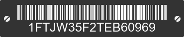 1996 FORD F-350 1FTJW35F2TEB60969 VIN decoded