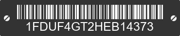 2017 FORD F-450 1FDUF4GT2HEB14373 VIN decoded