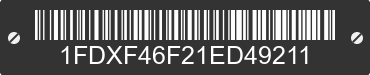2001 FORD F-450 1FDXF46F21ED49211 VIN decoded
