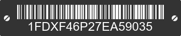 2007 FORD F-450 1FDXF46P27EA59035 VIN decoded