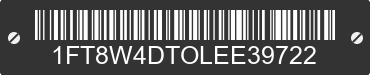 2020 FORD F-450 1FT8W4DTOLEE39722 VIN decoded