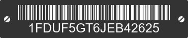 2018 FORD F-550 1FDUF5GT6JEB42625 VIN decoded