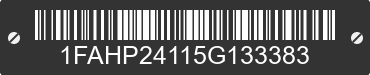 2005 FORD Five Hundred 1FAHP24115G133383 VIN decoded
