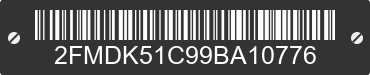 2009 FORD Flex 2FMDK51C99BA10776 VIN decoded