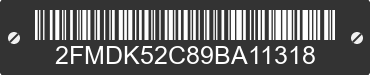 2009 FORD Flex 2FMDK52C89BA11318 VIN decoded