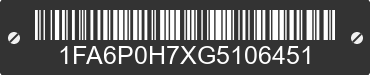 2016 FORD Fusion 1FA6P0H7XG5106451 VIN decoded