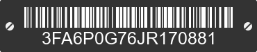 2018 FORD Fusion 3FA6P0G76JR170881 VIN decoded