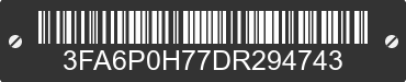 2013 FORD Fusion 3FA6P0H77DR294743 VIN decoded