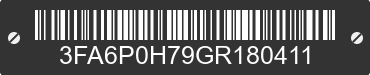 2016 FORD Fusion 3FA6P0H79GR180411 VIN decoded
