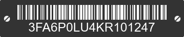 2019 FORD Fusion 3FA6P0LU4KR101247 VIN decoded