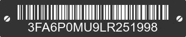 2020 FORD Fusion 3FA6P0MU9LR251998 VIN decoded