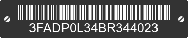 2011 FORD Fusion 3FADP0L34BR344023 VIN decoded