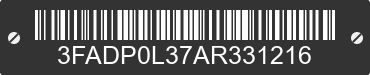 2010 FORD Fusion 3FADP0L37AR331216 VIN decoded