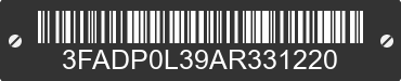 2010 FORD Fusion 3FADP0L39AR331220 VIN decoded