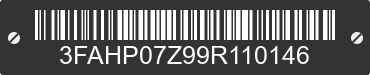 2009 FORD Fusion 3FAHP07Z99R110146 VIN decoded
