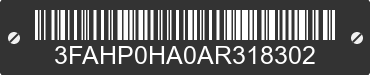 2010 FORD Fusion 3FAHP0HA0AR318302 VIN decoded