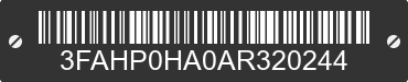 2010 FORD Fusion 3FAHP0HA0AR320244 VIN decoded