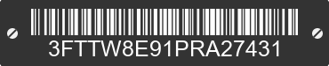 2023 FORD Maverick 3FTTW8E91PRA27431 VIN decoded