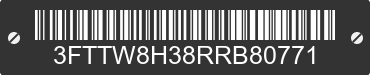 2024 FORD Maverick 3FTTW8H38RRB80771 VIN decoded