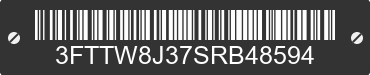 2025 FORD Maverick 3FTTW8J37SRB48594 VIN decoded
