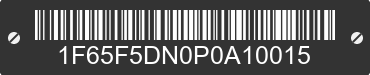 2023 FORD Motorhome Chassis 1F65F5DN0P0A10015 VIN decoded