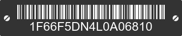 2020 FORD Motorhome Chassis 1F66F5DN4L0A06810 VIN decoded