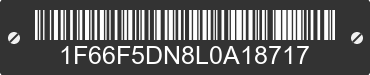 2020 FORD Motorhome Chassis 1F66F5DN8L0A18717 VIN decoded